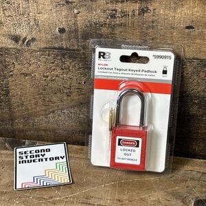 Reliabilt Lockout Tagout Keyed Padlock Lock 5990915 NEW